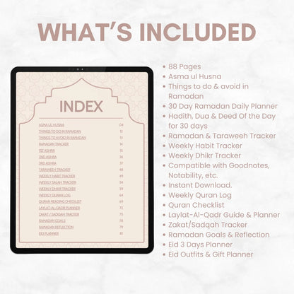 Printable Ramadan Planner & Journal