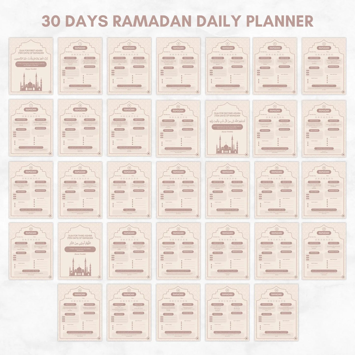 Printable Ramadan Planner & Journal